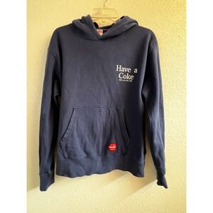 Have a Coke UT Uniqlo Unisex Blue Pullover Hoodie Coca Cola Size Medium